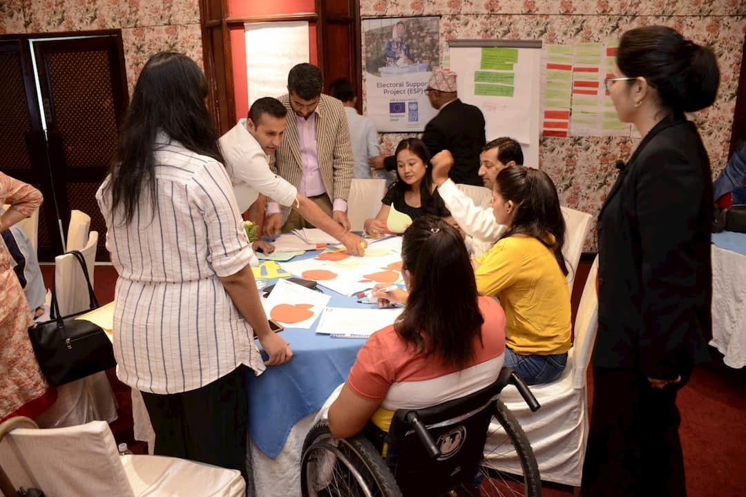 UNDP electoral assistance project disability workshop